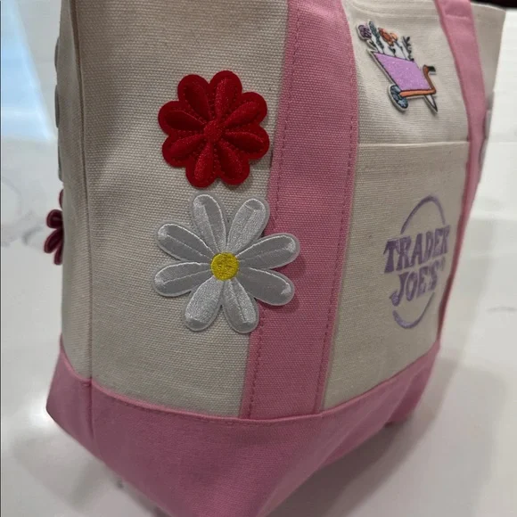Trader Joe's Custom Decorated Mini Tote Bag - Picture 4 of 13